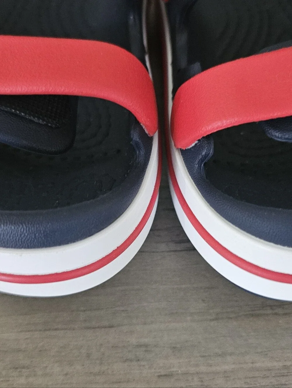 Crocs Kids Crocband Red Blue Toddler Boy Size C 9 Sandals